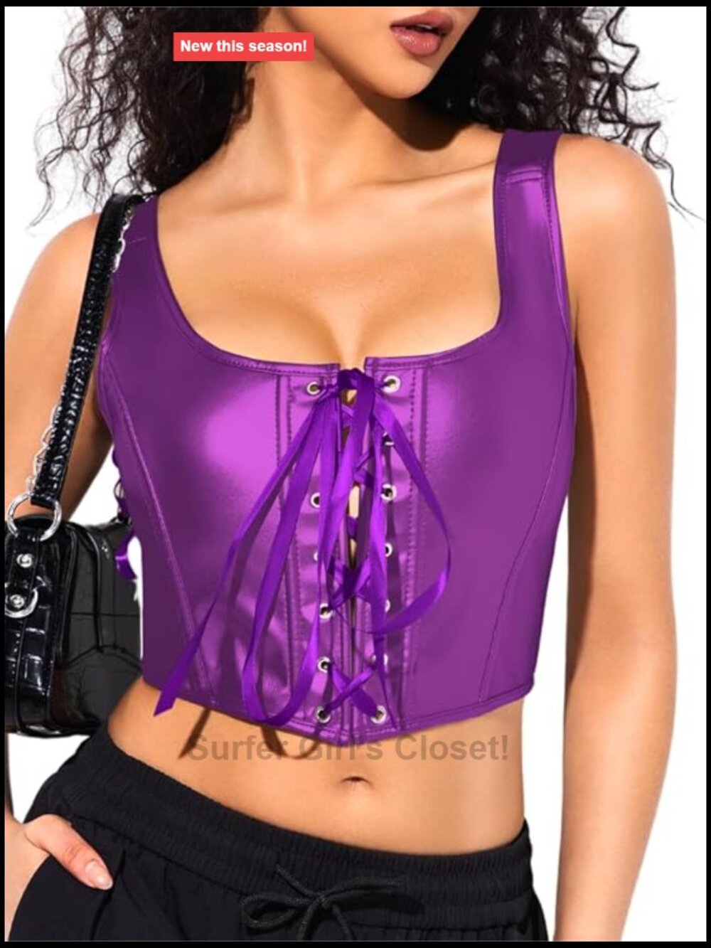 Renaissance Corset Lace Up Overbust Polyester Spandex Bustier
